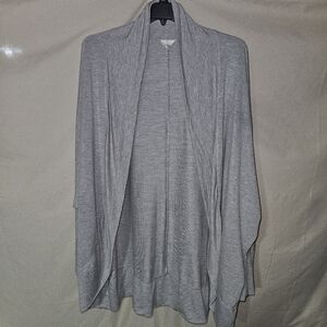 Grey Open Drape Top
